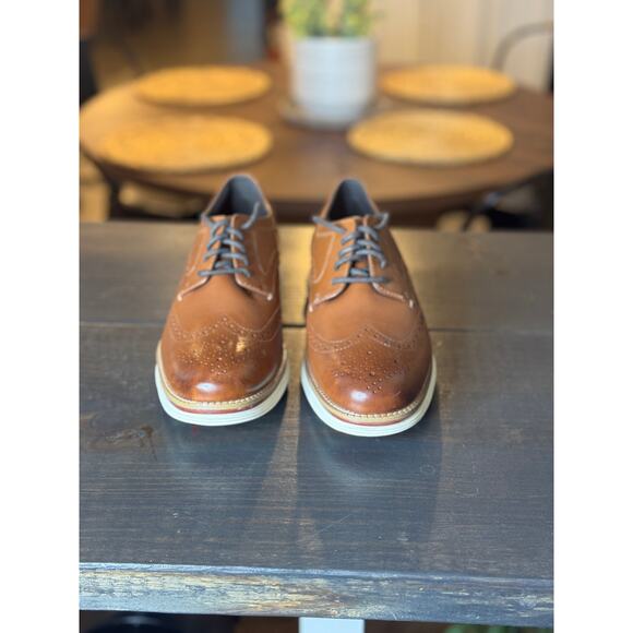 Cole Haan Men’s OriginalGrand Energy Meridian Wingtip Oxford British Tan 7.5 - Picture 7 of 10